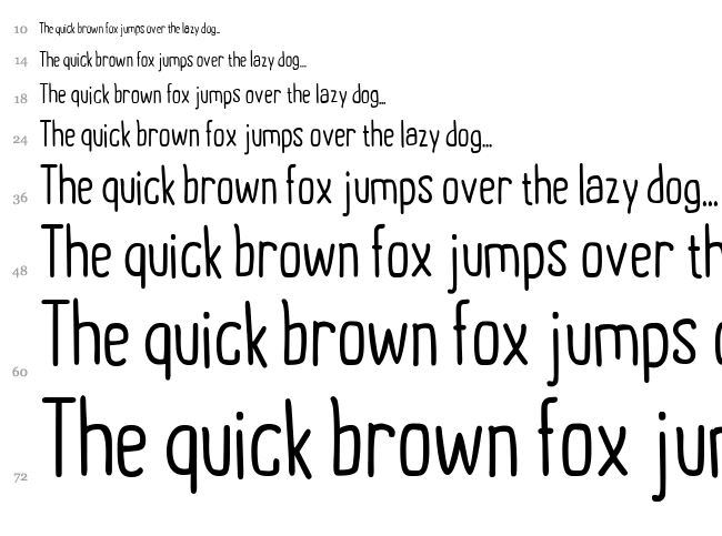Groov G. font waterfall